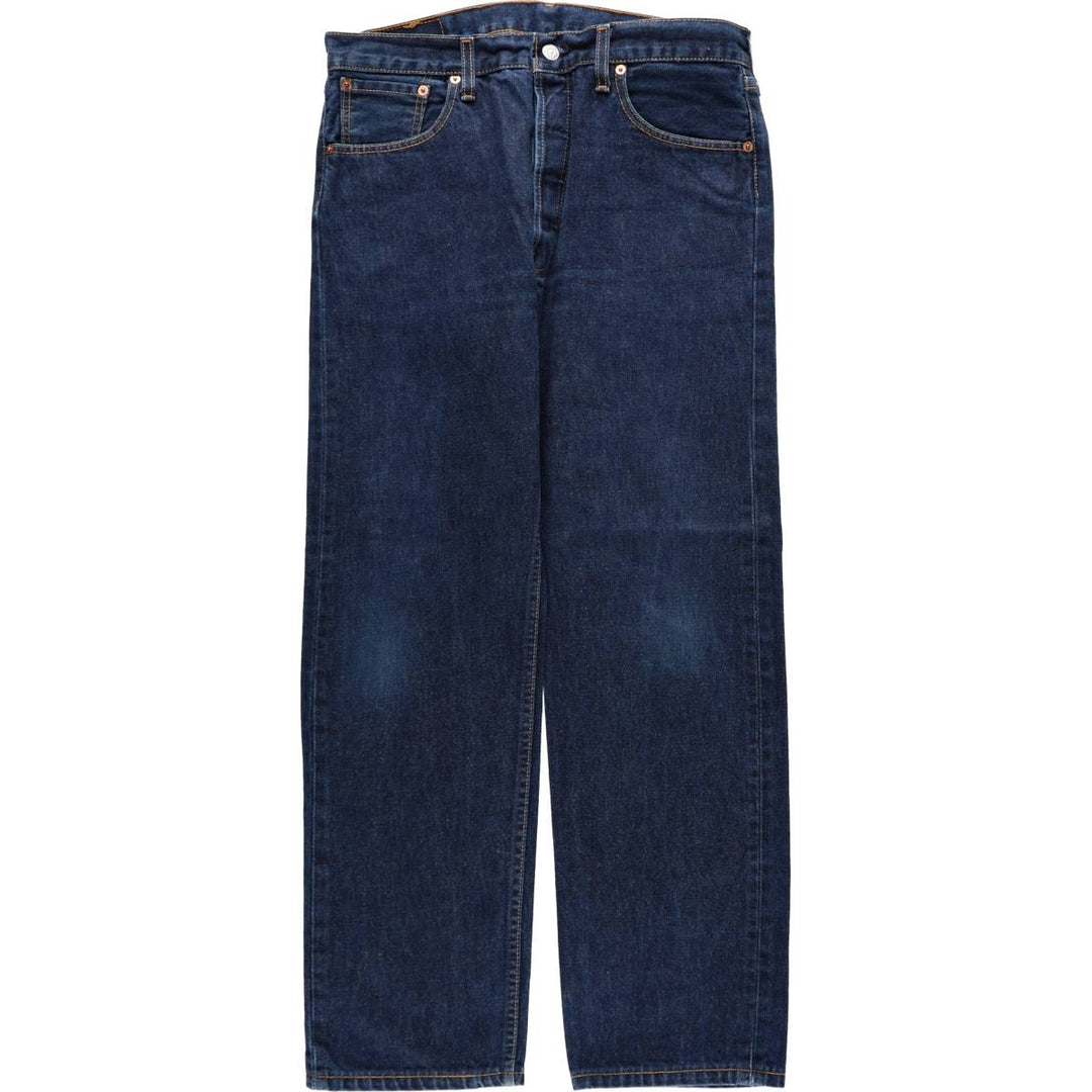 2000'S Levi's 501-0101 Straight Denim Pants, Made in England, Men's Size W34 (approx.) cotton Navy blue Vintage Second Hand