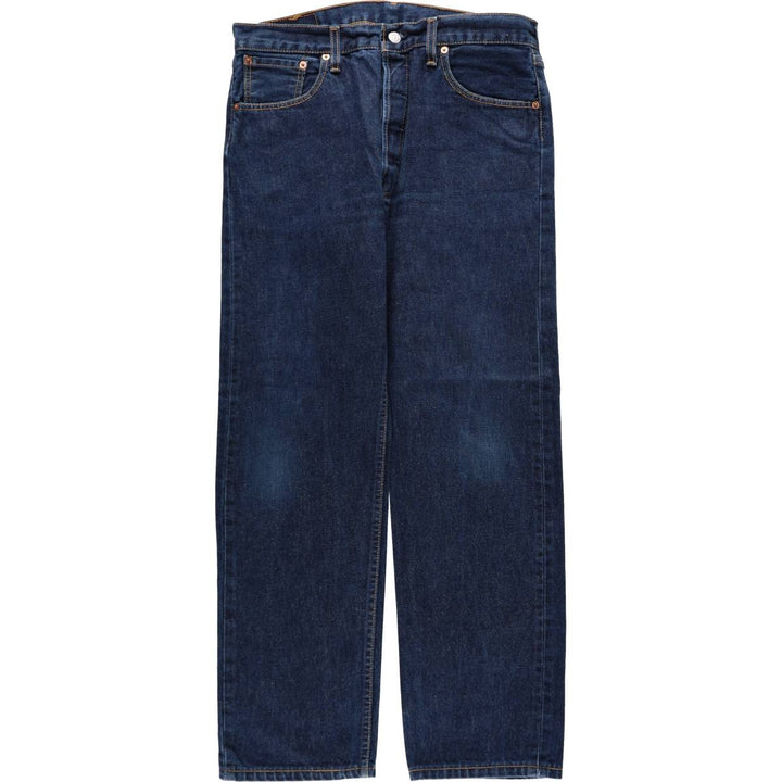 2000'S Levi's 501-0101 Straight Denim Pants, Made in England, Men's Size W34 (approx.) cotton Navy blue Vintage Second Hand