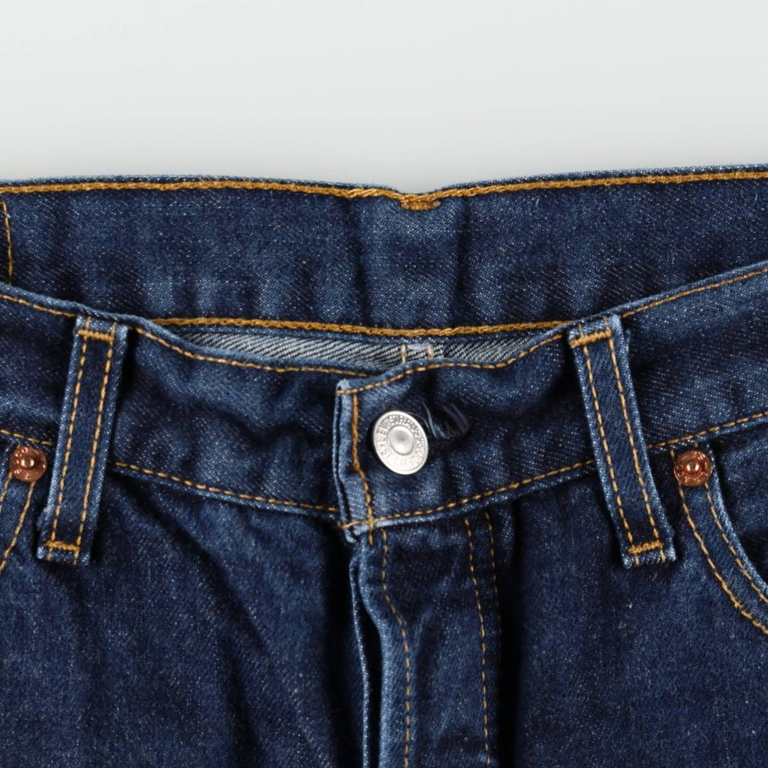 2000'S Levi's 501-0101 Straight Denim Pants, Made in England, Men's Size W34 (approx.) cotton Navy blue Vintage Second Hand