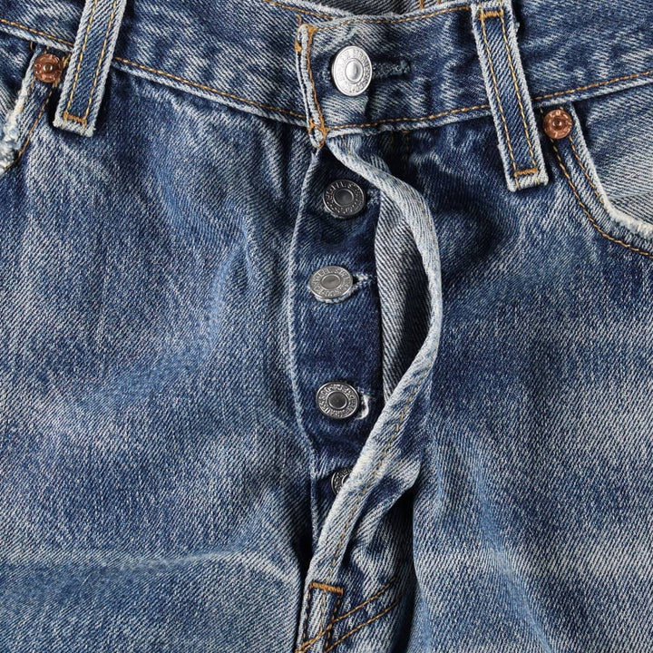 2000'S Levi's 501-0115 Straight Denim Pants, Men's Size W34 (approx.) cotton blue type Vintage Second Hand