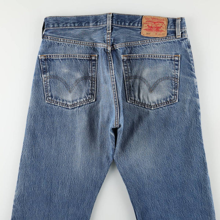 2000'S Levi's 501-0115 Straight Denim Pants, Men's Size W34 (approx.) cotton blue type Vintage Second Hand