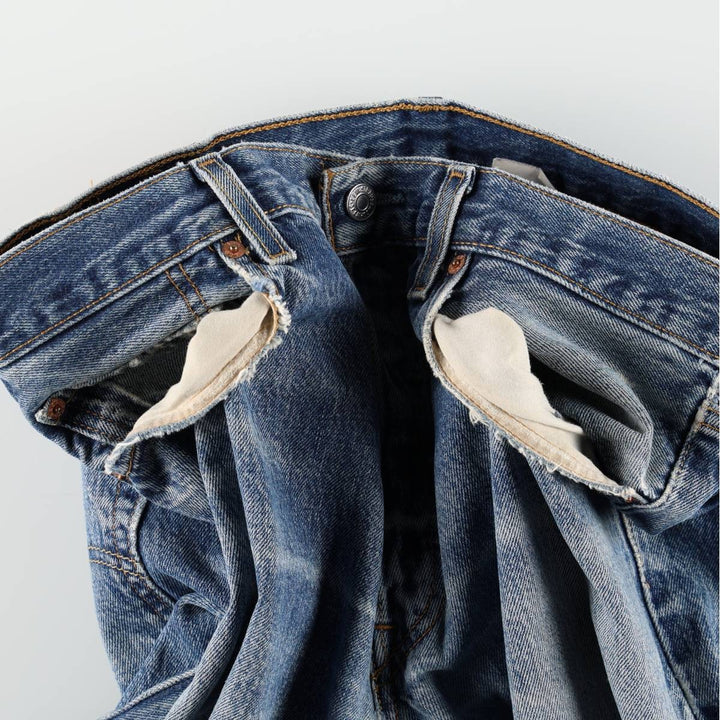2000'S Levi's 501-0115 Straight Denim Pants, Men's Size W34 (approx.) cotton blue type Vintage Second Hand