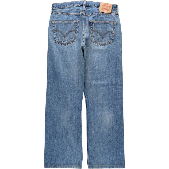 Levi's 501 straight denim pants for men, size W34 unclear blue type Vintage Second Hand