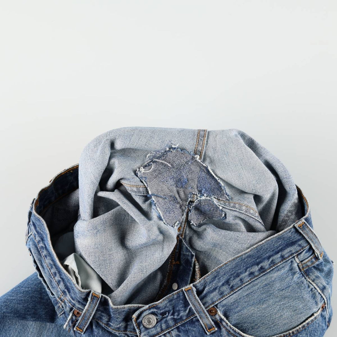 Levi's 501 straight denim pants for men, size W34 unclear blue type Vintage Second Hand
