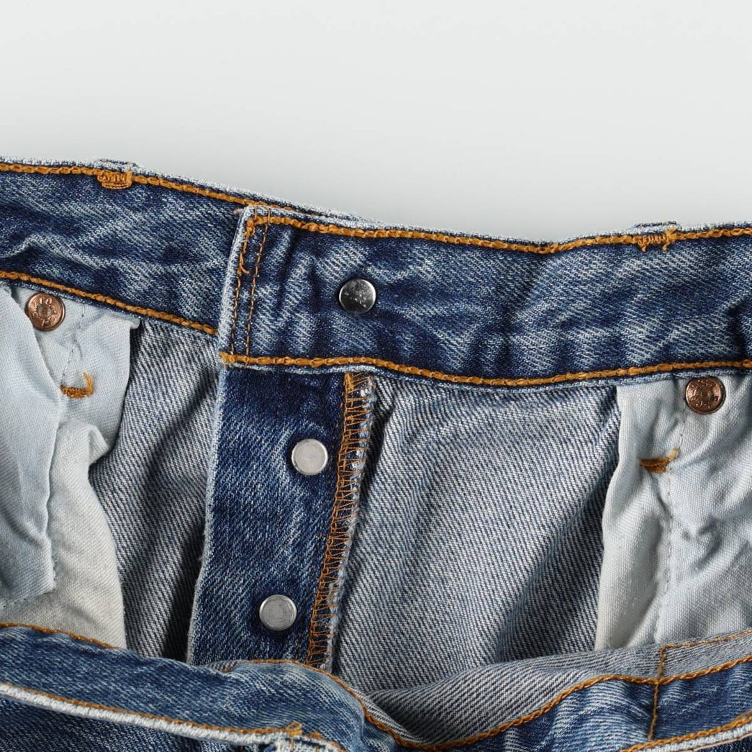 Levi's 501 straight denim pants for men, size W34 unclear blue type Vintage Second Hand