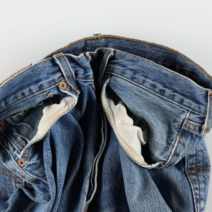 Levi's 501 straight denim pants for men, size W34 unclear blue type Vintage Second Hand