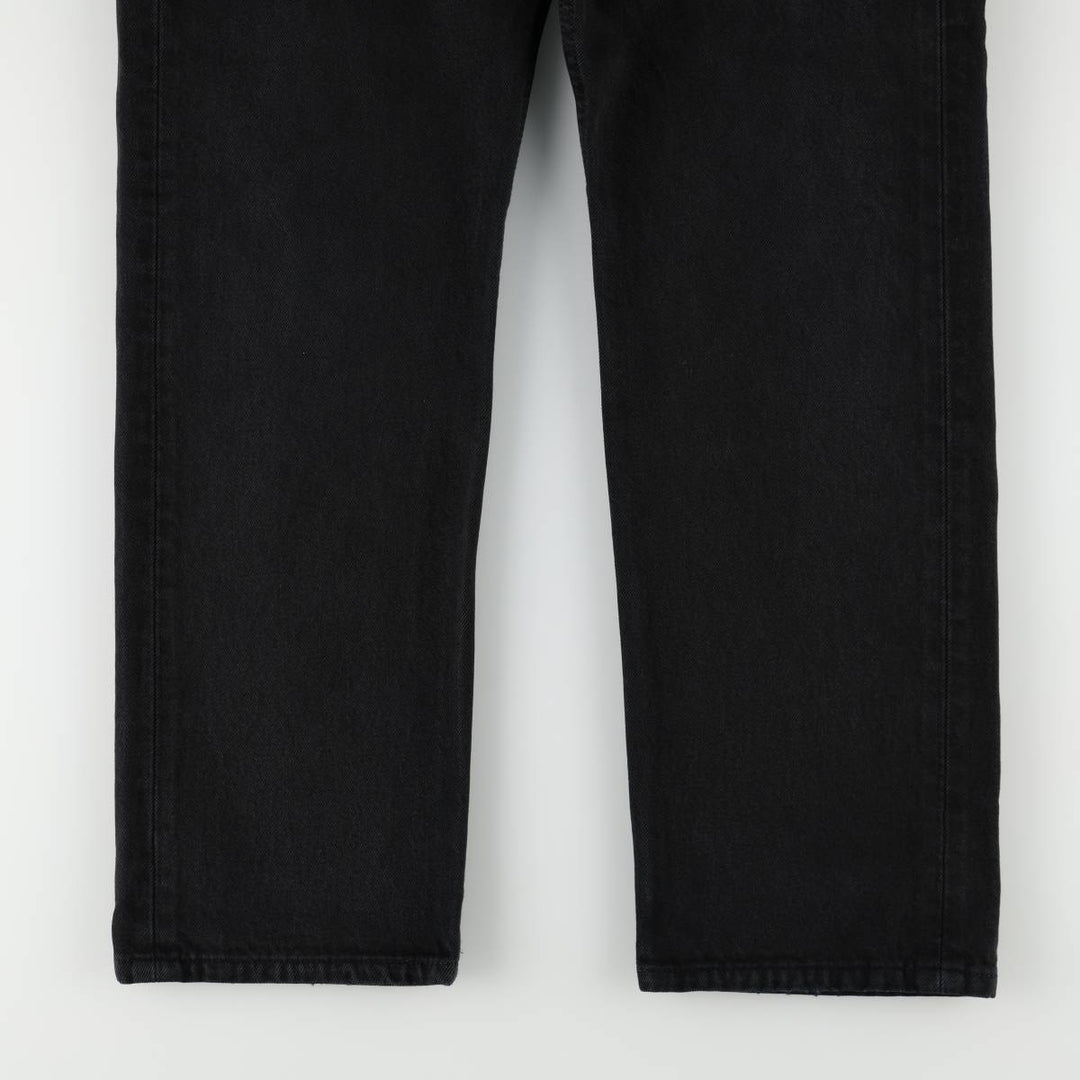 Levi's 501-0165 Black Denim Straight Denim Pants, Men's Size W32 cotton black type Vintage Second Hand