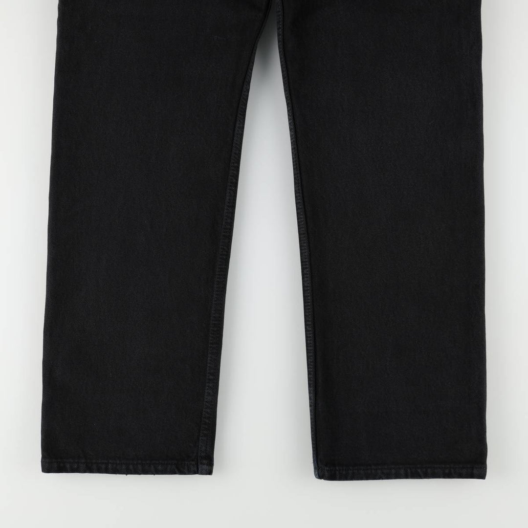 Levi's 501-0165 Black Denim Straight Denim Pants, Men's Size W32 cotton black type Vintage Second Hand