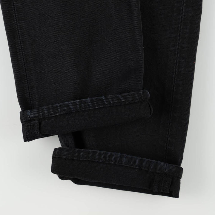 Levi's 501-0165 Black Denim Straight Denim Pants, Men's Size W32 cotton black type Vintage Second Hand