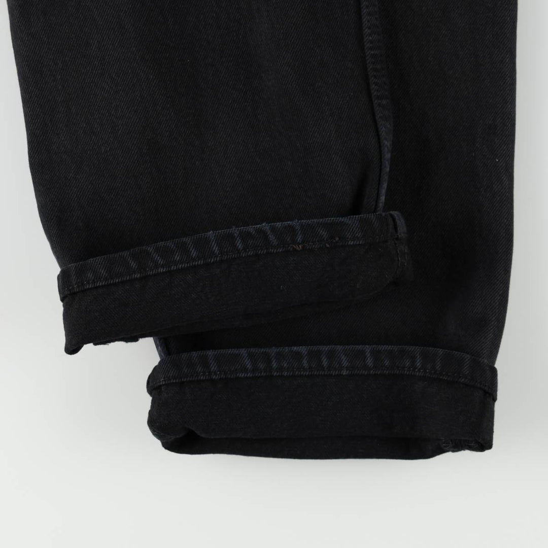 Levi's 501-0165 Black Denim Straight Denim Pants, Men's Size W32 cotton black type Vintage Second Hand