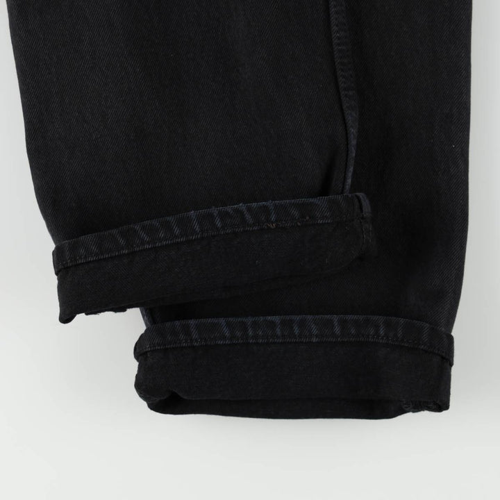 Levi's 501-0165 Black Denim Straight Denim Pants, Men's Size W32 cotton black type Vintage Second Hand