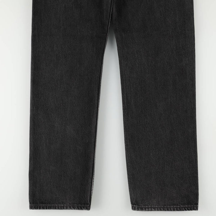 1990'S Levi's 501-0185 Black Denim Straight Leg Jeans, Men's Size W31 (approx.), Vintage cotton black type Vintage Second Hand