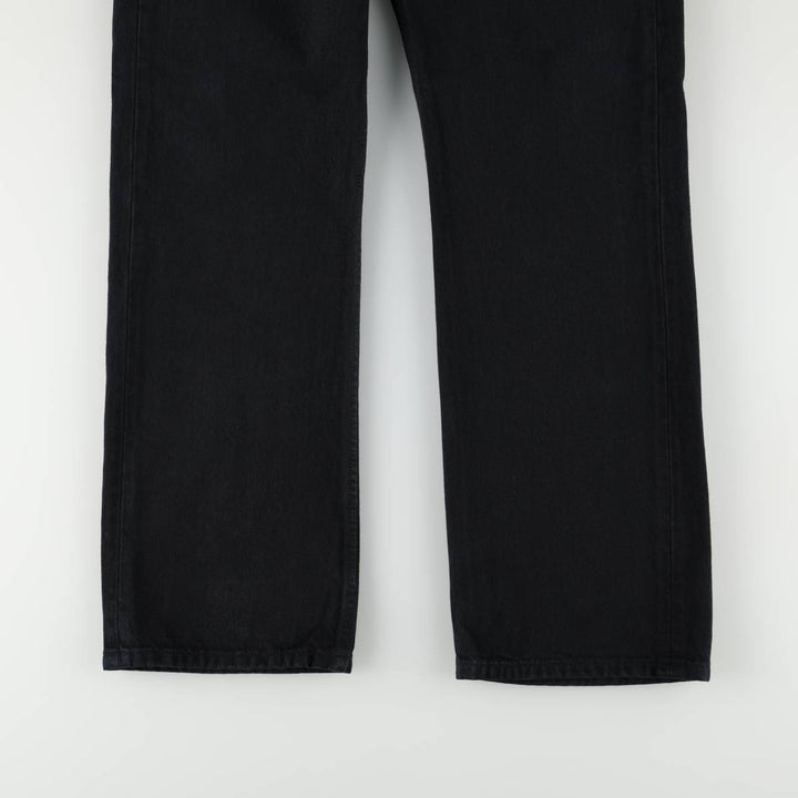 2000'S Levi's 501-0165 Euro Model Black Denim Straight Leg Jeans, Men's Size W33 (approx.) cotton black type Vintage Second Hand