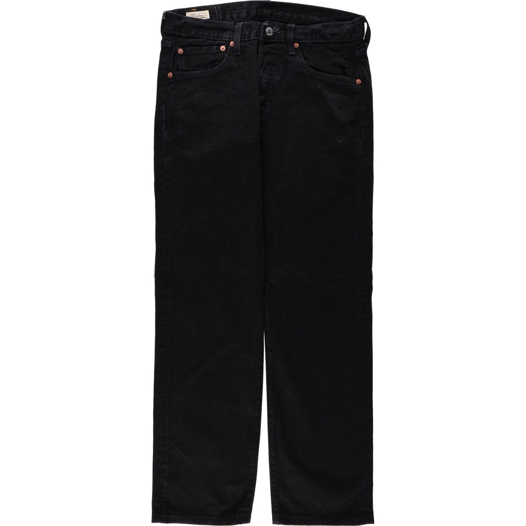 Levi's 501 Premium Black Denim Straight Leg Jeans, Men's Size W31 (approx.) unclear black type Vintage Second Hand