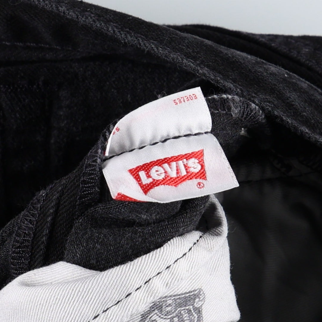 Levi's 501 Premium Black Denim Straight Leg Jeans, Men's Size W31 (approx.) unclear black type Vintage Second Hand