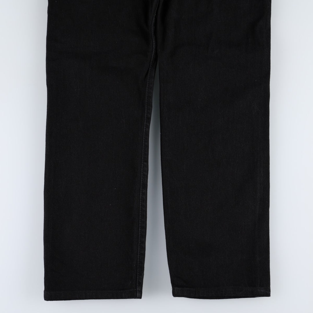 Levi's 501 Premium Black Denim Straight Leg Jeans, Men's Size W31 (approx.) unclear black type Vintage Second Hand