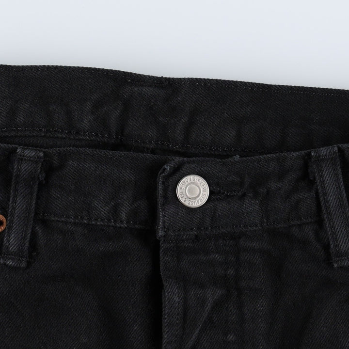 Levi's 501-0165 Black Denim Straight Leg Denim Pants, Men's Size 34 cotton black type Vintage Second Hand