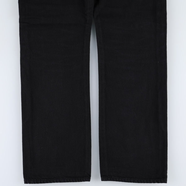 Levi's 501-0165 Black Denim Straight Leg Denim Pants, Men's Size 34 cotton black type Vintage Second Hand