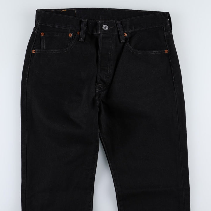 Levi's 501-0660 Black Denim Straight Leg Jeans, Men's Size W31 (approx.) cotton black type Vintage Second Hand