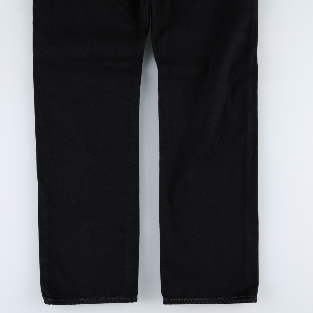 Levi's 501-0660 Black Denim Straight Leg Jeans, Men's Size W31 (approx.) cotton black type Vintage Second Hand