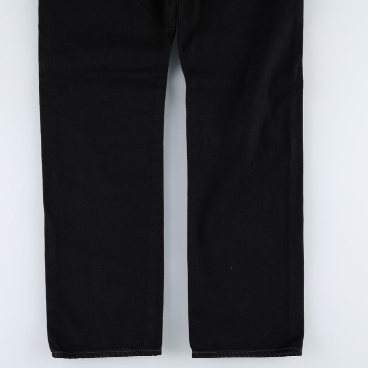 Levi's 501-0660 Black Denim Straight Leg Jeans, Men's Size W31 (approx.) cotton black type Vintage Second Hand
