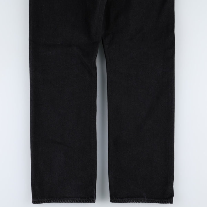 Levi's 501-0660 Black Denim Straight Leg Denim Pants, Men's Size W33 cotton black type Vintage Second Hand