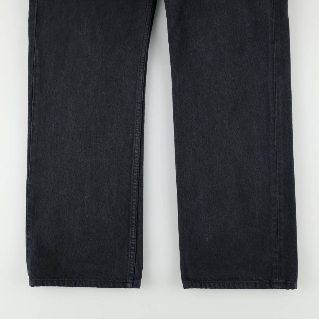 2000'S Levi's 501-0165 Euro Model Black Denim Straight Leg Jeans, Men's Size W34 (approx.) cotton black type Vintage Second Hand