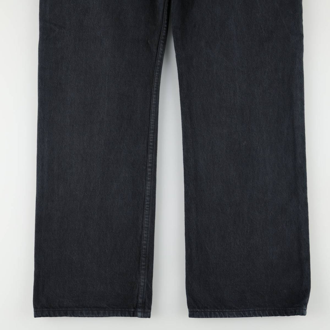 2000'S Levi's 501-0165 Euro Model Black Denim Straight Leg Jeans, Men's Size W34 (approx.) cotton black type Vintage Second Hand
