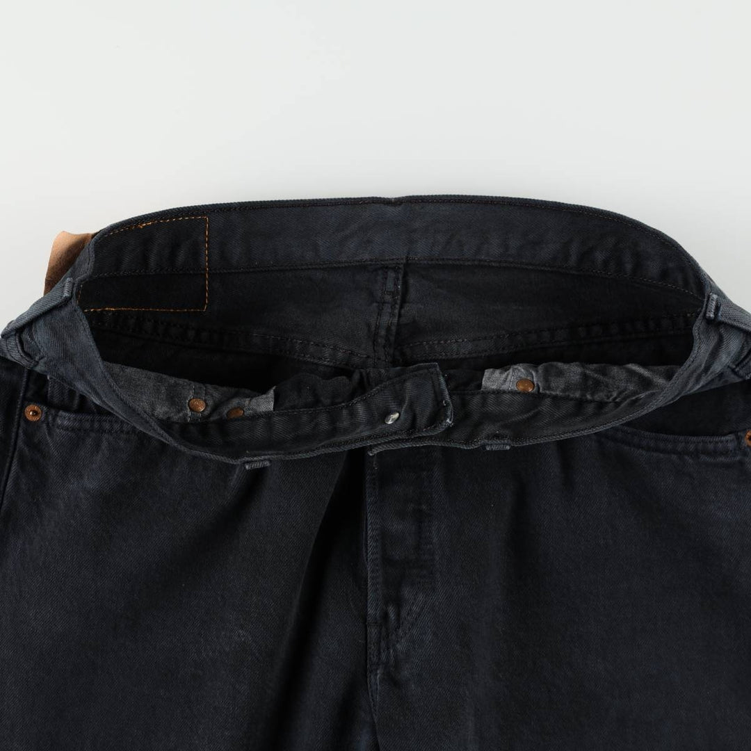 2000'S Levi's 501-0165 Euro Model Black Denim Straight Leg Jeans, Men's Size W34 (approx.) cotton black type Vintage Second Hand