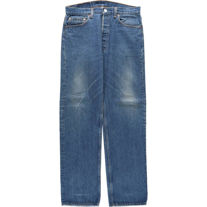 90'S Levi's 501-0115 Straight Denim Pants Made in USA Men's W33 Vintage cotton blue type Vintage Second Hand
