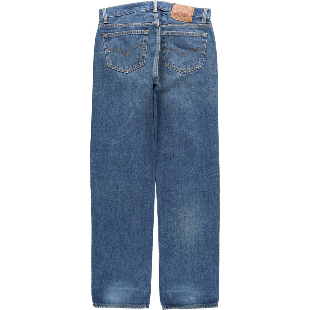 90'S Levi's 501-0115 Straight Denim Pants Made in USA Men's W33 Vintage cotton blue type Vintage Second Hand