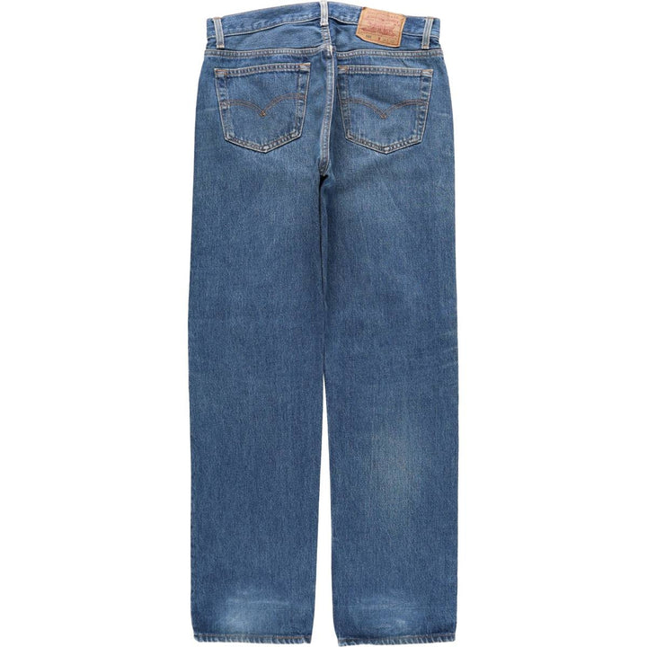 90'S Levi's 501-0115 Straight Denim Pants Made in USA Men's W33 Vintage cotton blue type Vintage Second Hand