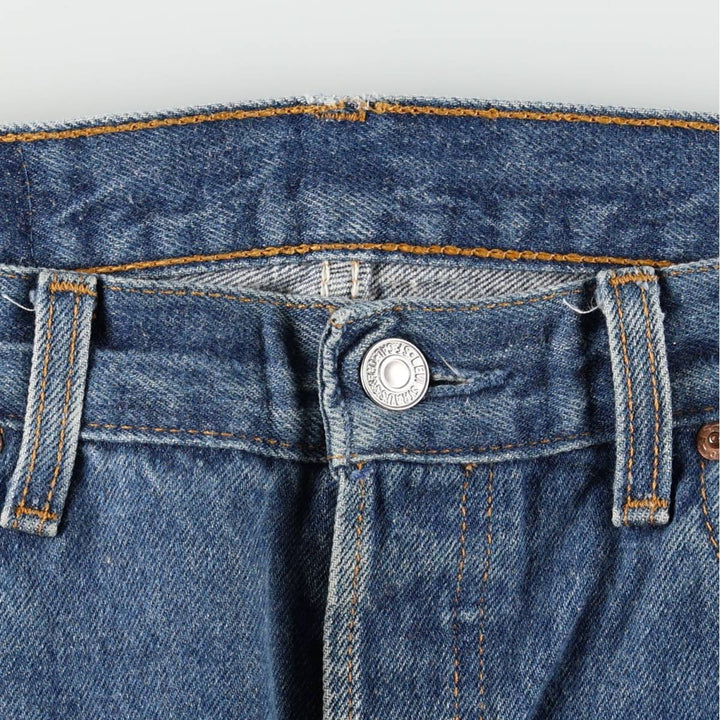 90'S Levi's 501-0115 Straight Denim Pants Made in USA Men's W33 Vintage cotton blue type Vintage Second Hand