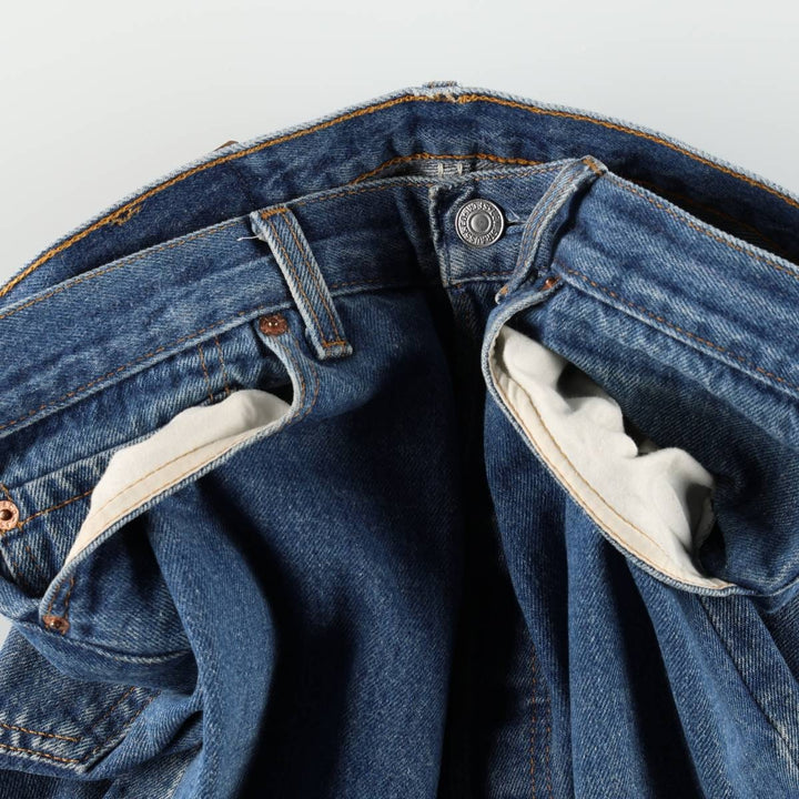 90'S Levi's 501-0115 Straight Denim Pants Made in USA Men's W33 Vintage cotton blue type Vintage Second Hand