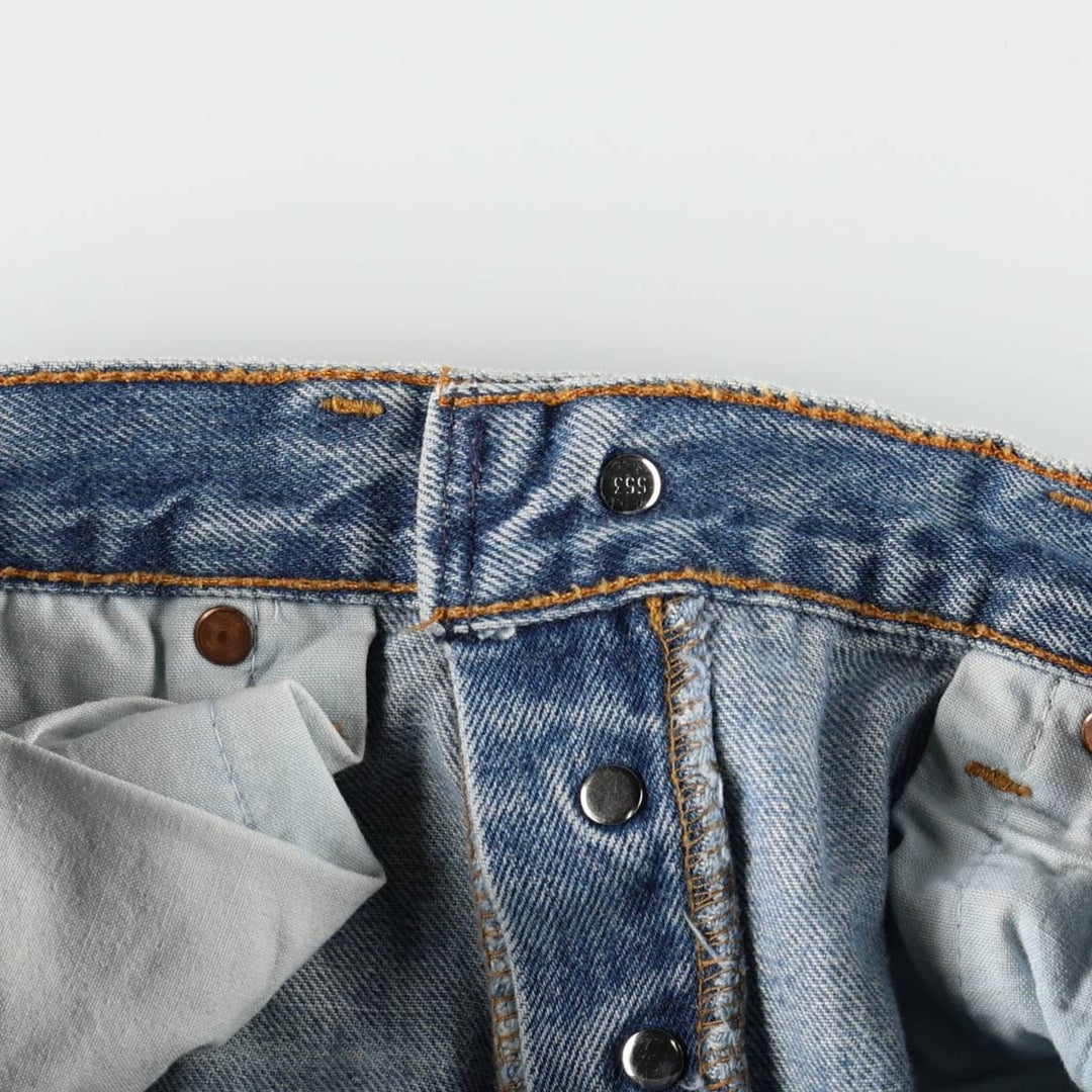 90'S Levi's 501-0115 Straight Denim Pants Made in USA Men's W32 Vintage cotton blue type Vintage Second Hand