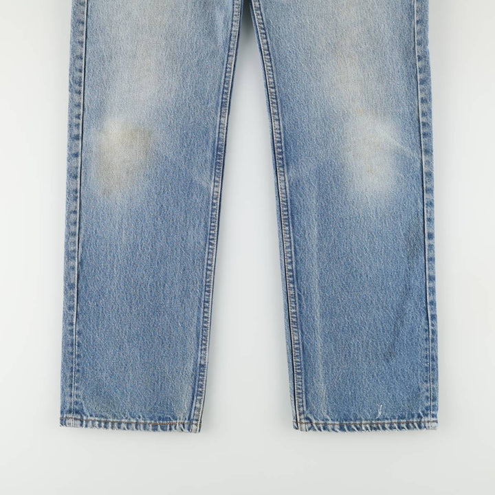 90'S Levi's 501-0115 Straight Denim Pants Made in USA Men's W32 Vintage cotton blue type Vintage Second Hand