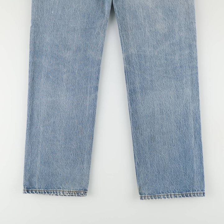 90'S Levi's 501-0115 Straight Denim Pants Made in USA Men's W32 Vintage cotton blue type Vintage Second Hand