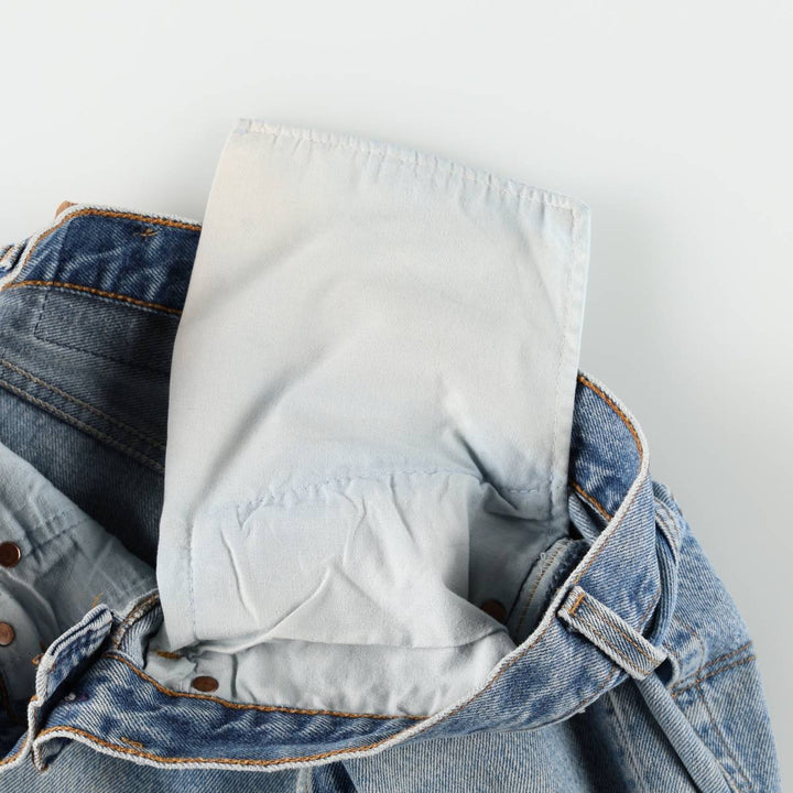 90'S Levi's 501-0115 Straight Denim Pants Made in USA Men's W32 Vintage cotton blue type Vintage Second Hand