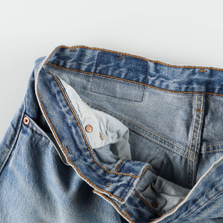 90'S Levi's 501-0115 Straight Denim Pants Made in USA Men's W32 Vintage cotton blue type Vintage Second Hand