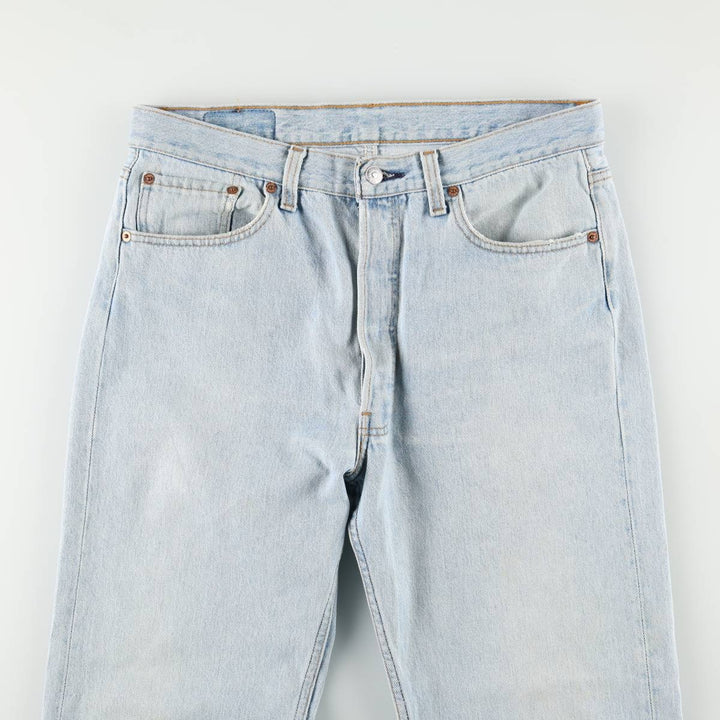 90'S Levi's 501-0000 Straight Denim Pants Made in USA Men's W34 Vintage cotton blue type Vintage Second Hand