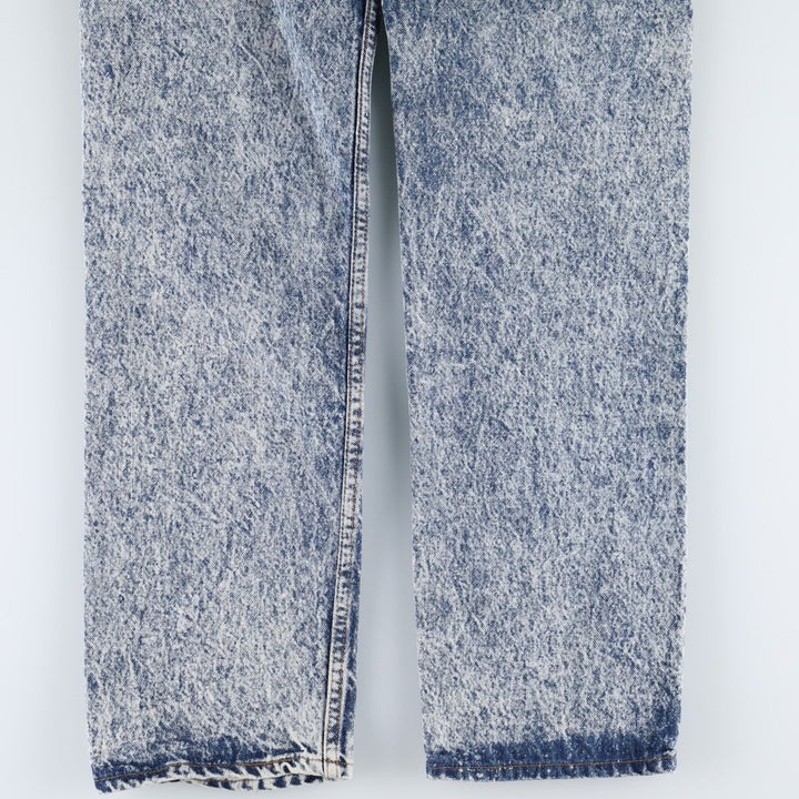 1990'S Levi's 501-0108 Chemical Wash Straight Denim Pants, Made in USA, Men's Size W31 (approx.), Vintage cotton blue type Vintage Second Hand