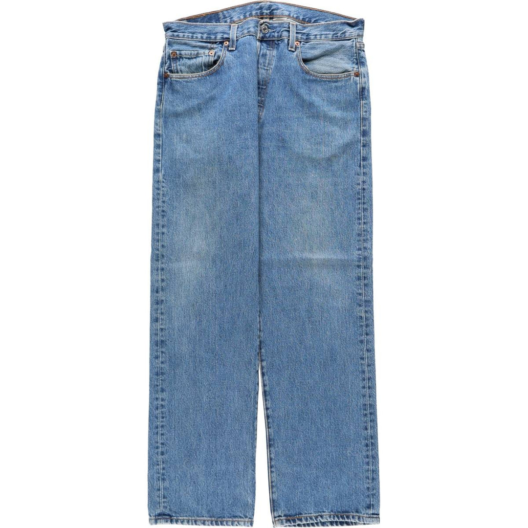 2000'S Levi's 501-0193 Straight Denim Pants, Made in USA, Men's Size 34 (approx.) cotton blue type Vintage Second Hand