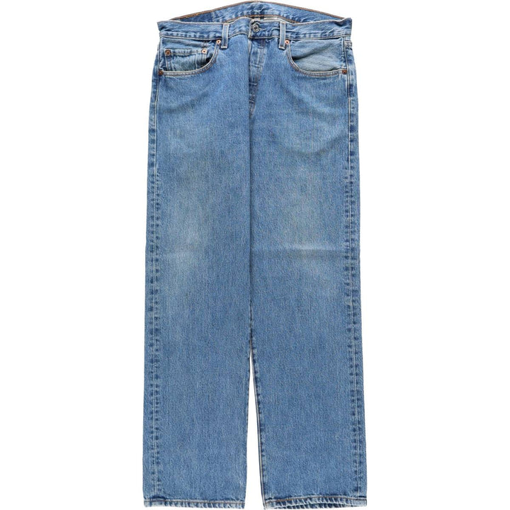 2000'S Levi's 501-0193 Straight Denim Pants, Made in USA, Men's Size 34 (approx.) cotton blue type Vintage Second Hand