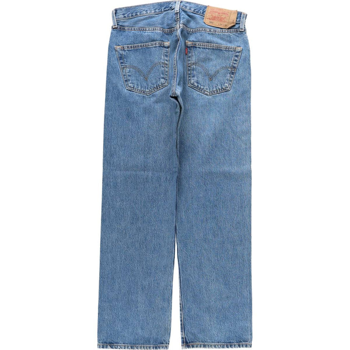 2000'S Levi's 501-0193 Straight Denim Pants, Made in USA, Men's Size 34 (approx.) cotton blue type Vintage Second Hand