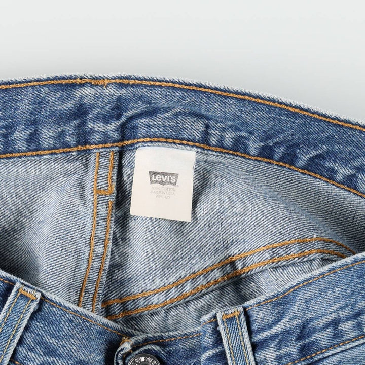 2000'S Levi's 501-0193 Straight Denim Pants, Made in USA, Men's Size 34 (approx.) cotton blue type Vintage Second Hand