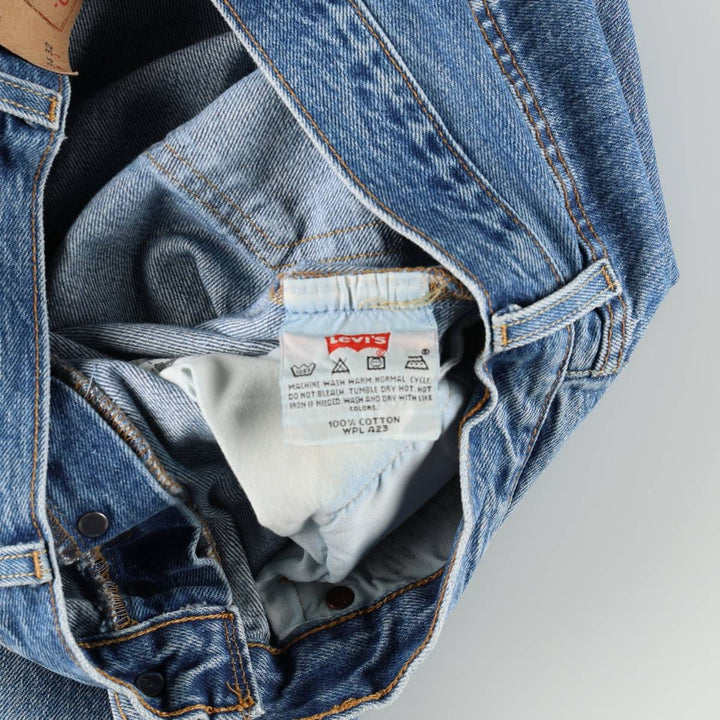 2000'S Levi's 501-0193 Straight Denim Pants, Made in USA, Men's Size 34 (approx.) cotton blue type Vintage Second Hand