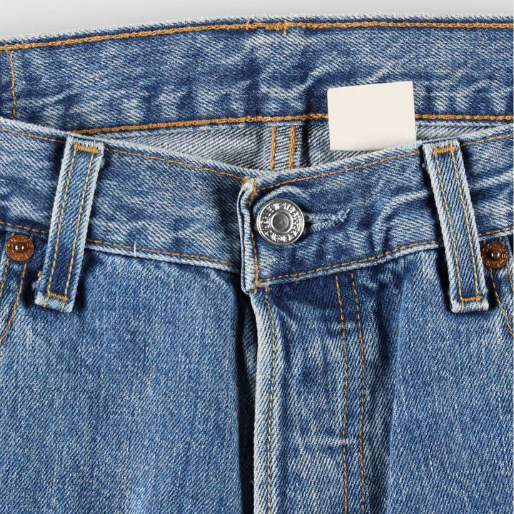 2000'S Levi's 501-0193 Straight Denim Pants, Made in USA, Men's Size 34 (approx.) cotton blue type Vintage Second Hand