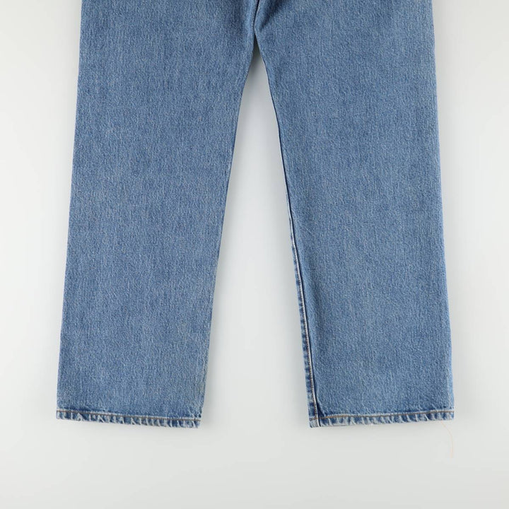 2000'S Levi's 501-0193 Straight Denim Pants, Made in USA, Men's Size 34 (approx.) cotton blue type Vintage Second Hand