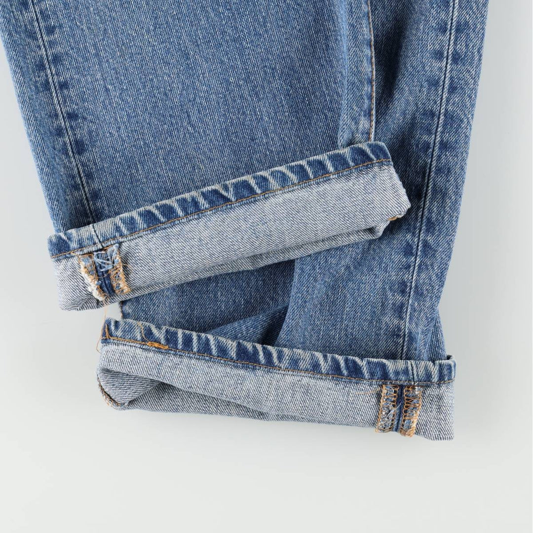 2000'S Levi's 501-0193 Straight Denim Pants, Made in USA, Men's Size 34 (approx.) cotton blue type Vintage Second Hand
