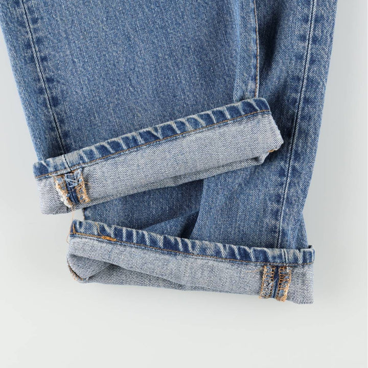 2000'S Levi's 501-0193 Straight Denim Pants, Made in USA, Men's Size 34 (approx.) cotton blue type Vintage Second Hand